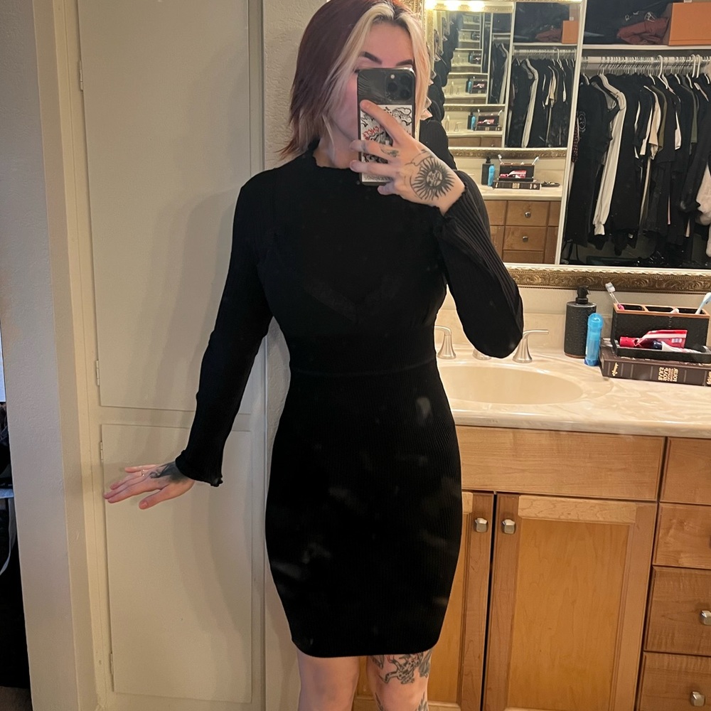 Cute black tight dress